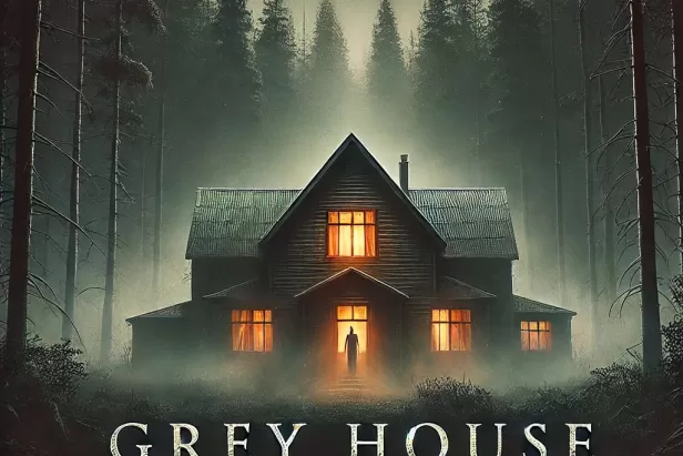 A house in the woods, all the lights are on. Welcome to Grey House, we've been expecting you.