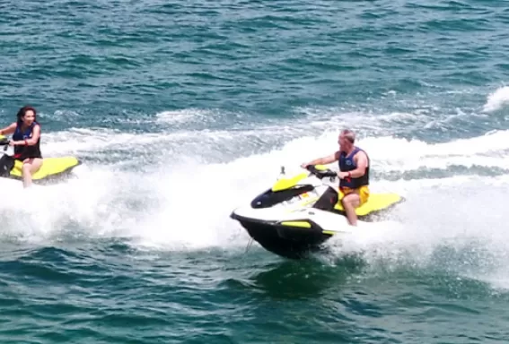 Set your adventurous spirit free on a wave runner